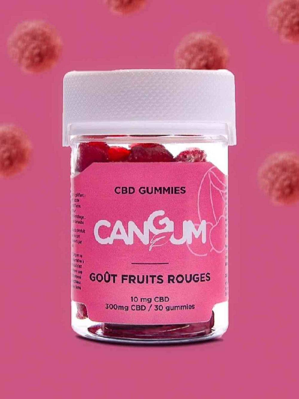 Gummies au CBD saveur fruits rouges