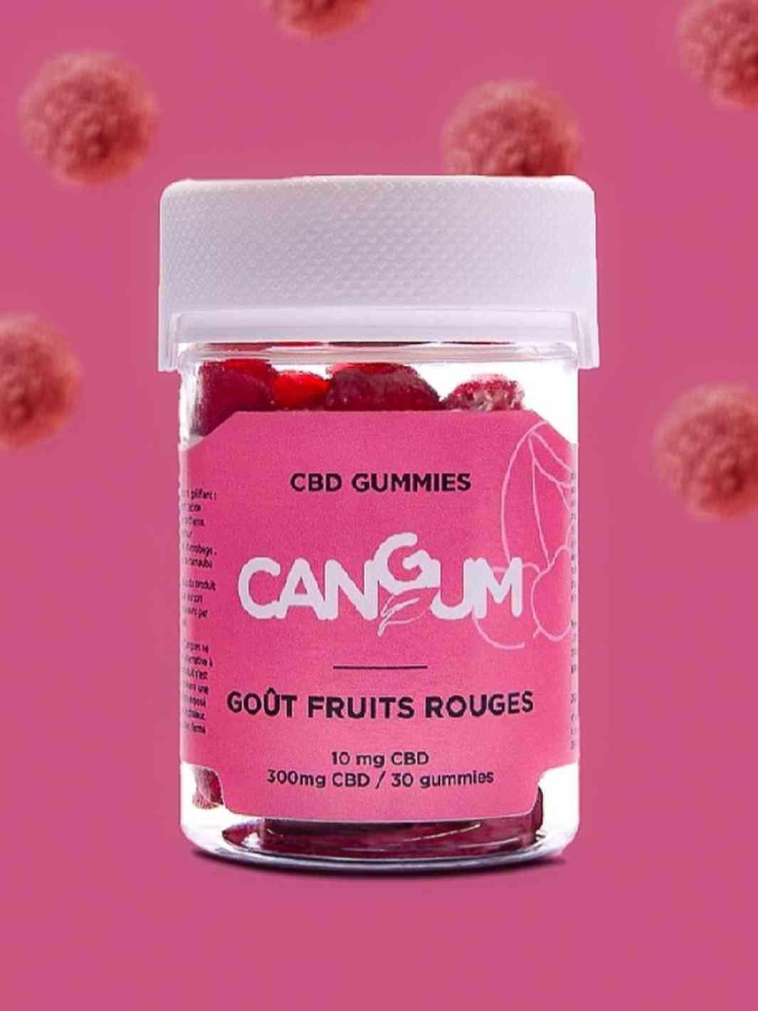 Gummies au CBD saveur fruits rouges