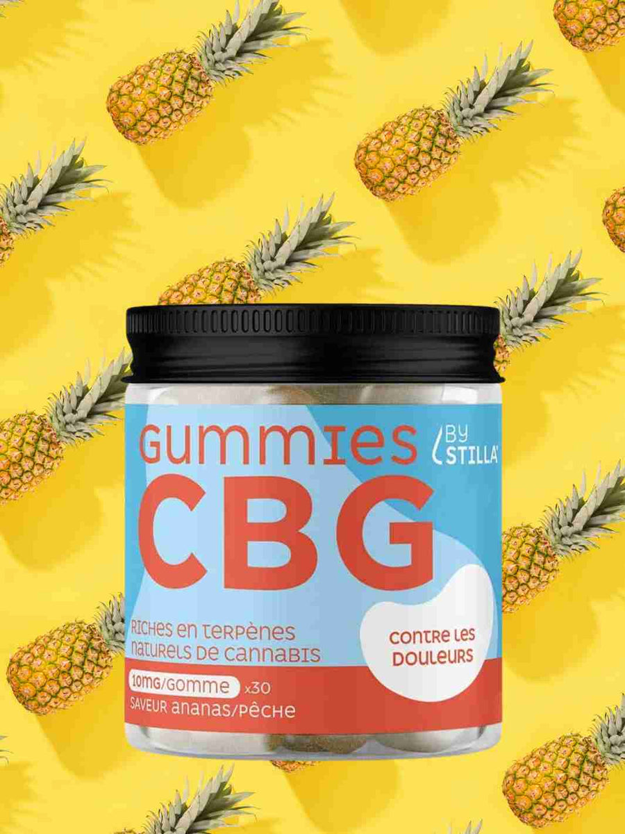 Gummies CBG CBD Douleurs Ananas Pêche