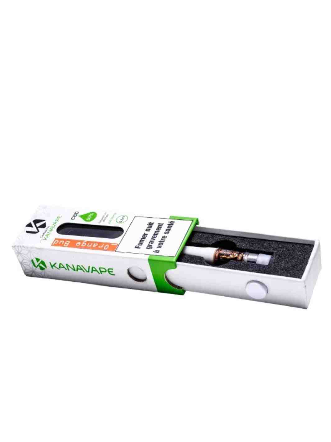 Coffret de Vape CBD Orange Bud de la marque Kanavape