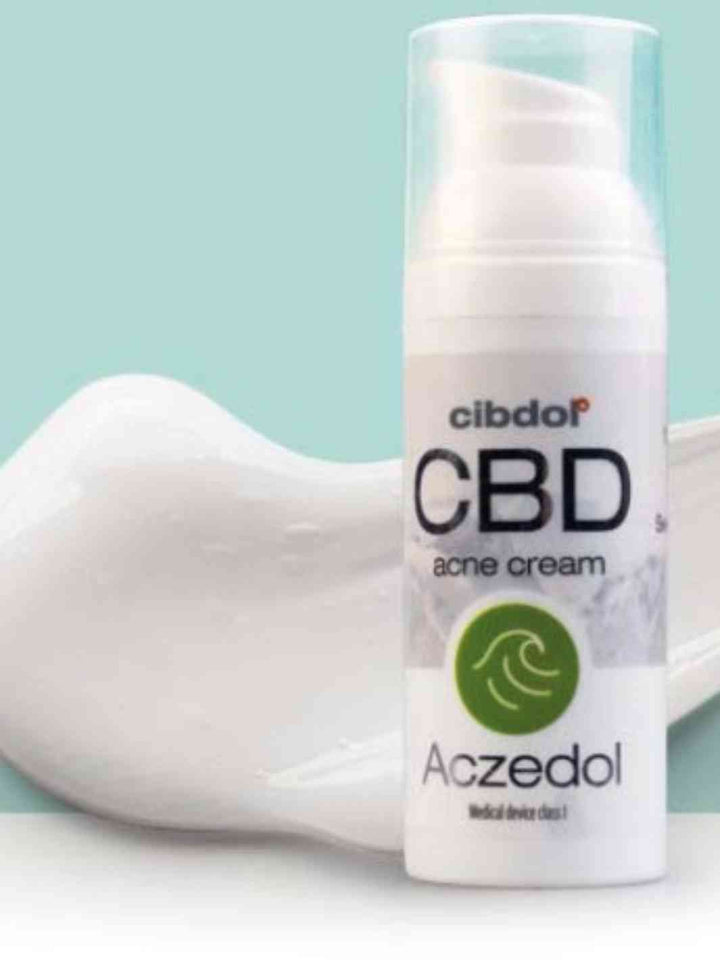 Crème contre l'acné au CBD de la marque Cibdol