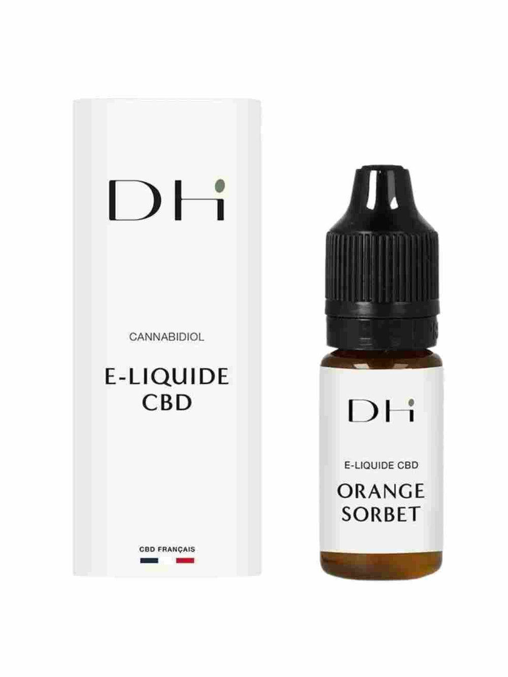 E-Liquide au Cannabidiol saveur Orange Sorbet