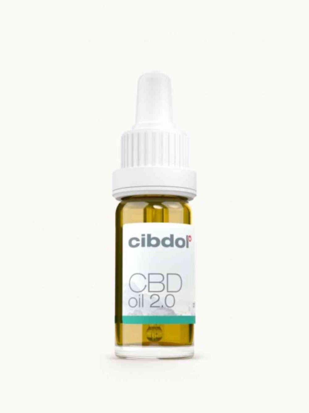 Flacon d'huile CBD de marque Cibdol fort dosage