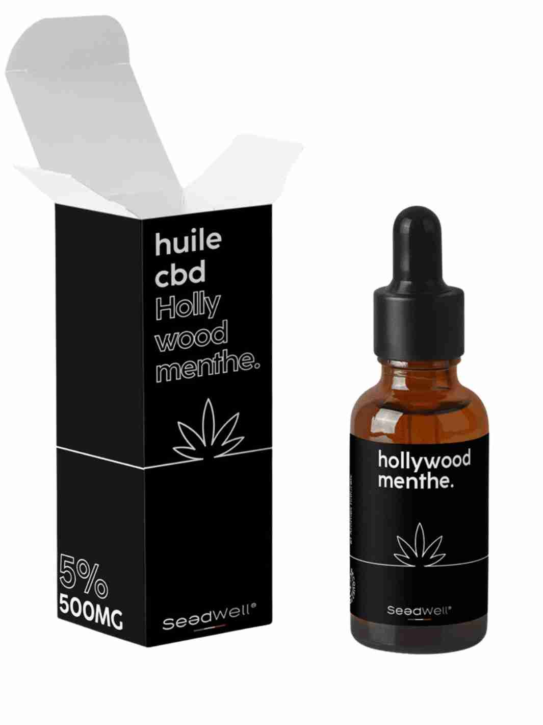 Huile au Cannabidiol Full Spectrum Hollywood Menthe