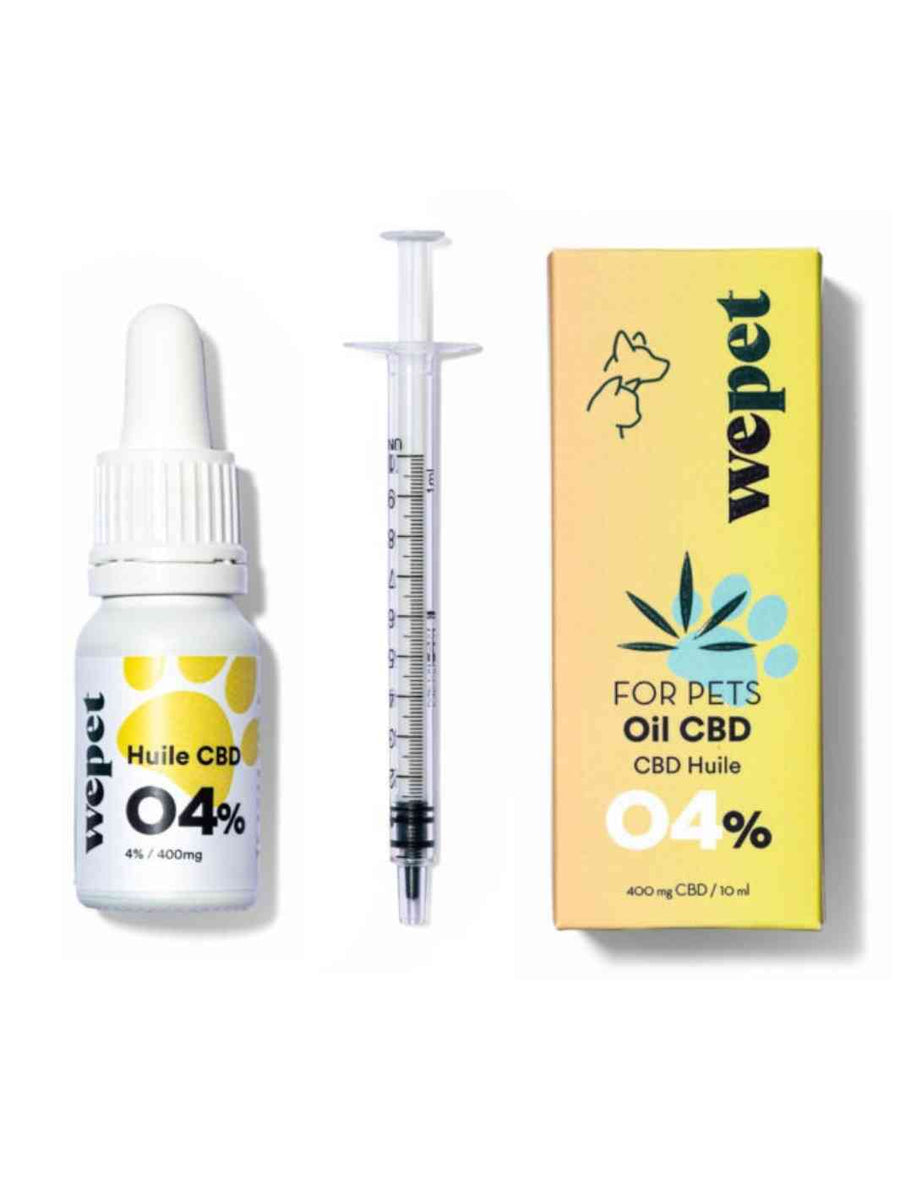 Huile CBD pour animaux WEPET 4%