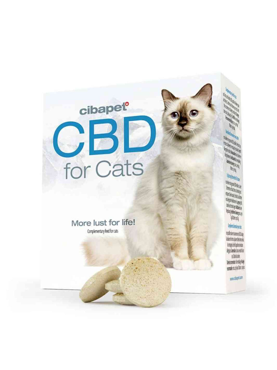 Pastilles de CBD pour chats de marque Cibdol