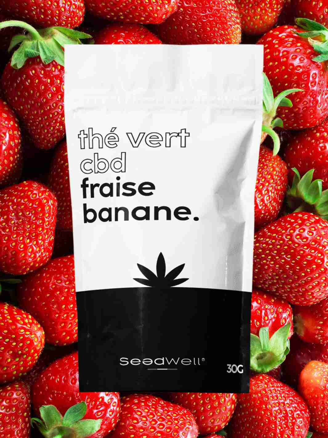 Thé Vert CBD Fraise Banane